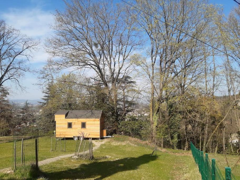 Micro Maison Bois / Tiny House Au Calme Crest Exterior photo