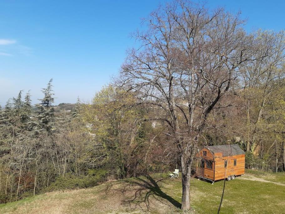 Micro Maison Bois / Tiny House Au Calme Crest Exterior photo